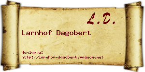 Larnhof Dagobert névjegykártya